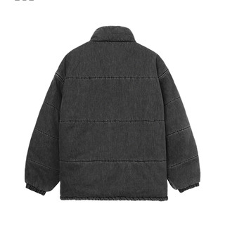 it 5cm/FIVECM男立领牛仔夹克2024春季复古型男棉服外套7129W