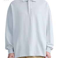 it 5cm/FIVECM男装长袖polo衫春季简约休闲纯色上衣2451S