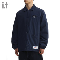it RUSSELL ATHLETIC男装秋冬R标口袋抽绳夹克外套7025LXK