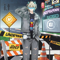 it UNDERGARDEN男装圆领卫衣秋冬休闲活力小熊印花00251X