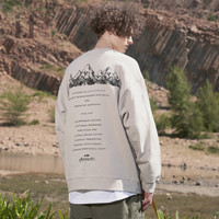 it Aftermaths男装圆领卫衣休闲秋冬简约质感宽松上衣00869XL