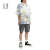 it MUSIUM DIV.男装短袖衬衫2024夏季文艺型男上衣00338XM