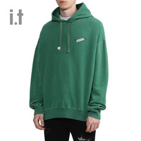 it MUSIUM DIV.装连帽卫衣秋冬抽绳字母印花30457XJ