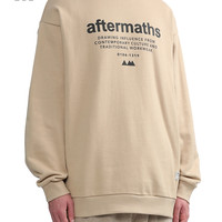 it Aftermaths男装圆领卫衣时尚秋季基础休闲字母印花00885XL