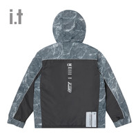 it MUSIUM DIV.男装棉服外套秋冬潮流个性连帽70249XF