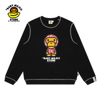 BABY MILO STORE春夏小猴图案印花圆领卫衣3018XXJ