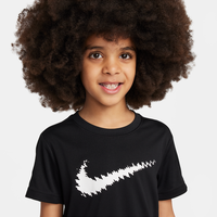 Nike耐克男童幼童速干短袖上衣夏季透气T恤针织FN4247