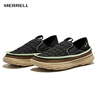 MERRELL 迈乐 户外休闲鞋男HUTMOC一脚蹬低帮舒适耐磨户外露营鞋易穿脱户外鞋 J5006791黑绿（男） 上新 40