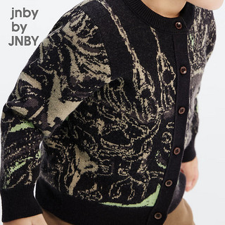 jnby by JNBY[江南布衣婴童]开襟毛衫男女童婴儿新款23秋YN9311310 080杂米灰 90cm