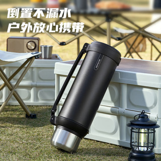 九阳（Joyoung）旅行壶保温壶不锈钢大容量保温瓶真空保温水壶黑色2LWR538(黑)  2L 黑