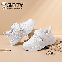 88VIP：SNOOPY 史努比 童鞋儿童运动鞋小白鞋春秋学生校园鞋男童跑步鞋女童休闲鞋