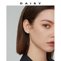 Daisy dream 925纯银赵露思同款蝴蝶结耳环女轻奢气质高级耳钉2024年新款耳饰