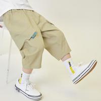 儿童七分裤|男童夏季轻薄过膝短款裤子中大童时尚工装风休闲裤