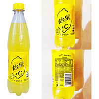 Coca-Cola 可口可乐 怡泉苏打水柠檬味C汽水 500ml*6瓶装维c一整箱碳酸饮料老式橙味