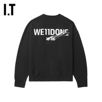 IT We11Done男装宽松圆领卫衣休闲潮流logo印花上衣896UBKMM