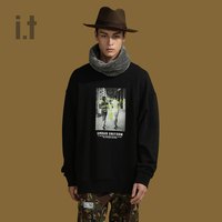 it UNDERGARDEN男装圆领卫衣秋季休闲潮流套头图案印花3161XAD