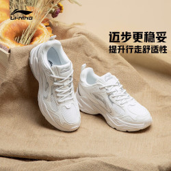 lining李宁潮流跑步鞋女鞋春夏减震回弹女子休闲时尚运动鞋arls008