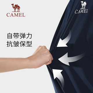 骆驼（CAMEL）户外速干POLO衫男UPF50+防晒防紫外线冰感短袖上衣 A14BA5J029 苍绿色 S