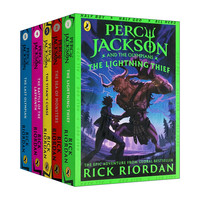 英文原版 波西杰克逊系列5册套装 Percy Jackson 1-5全套 希腊神话少年冒险版全集
