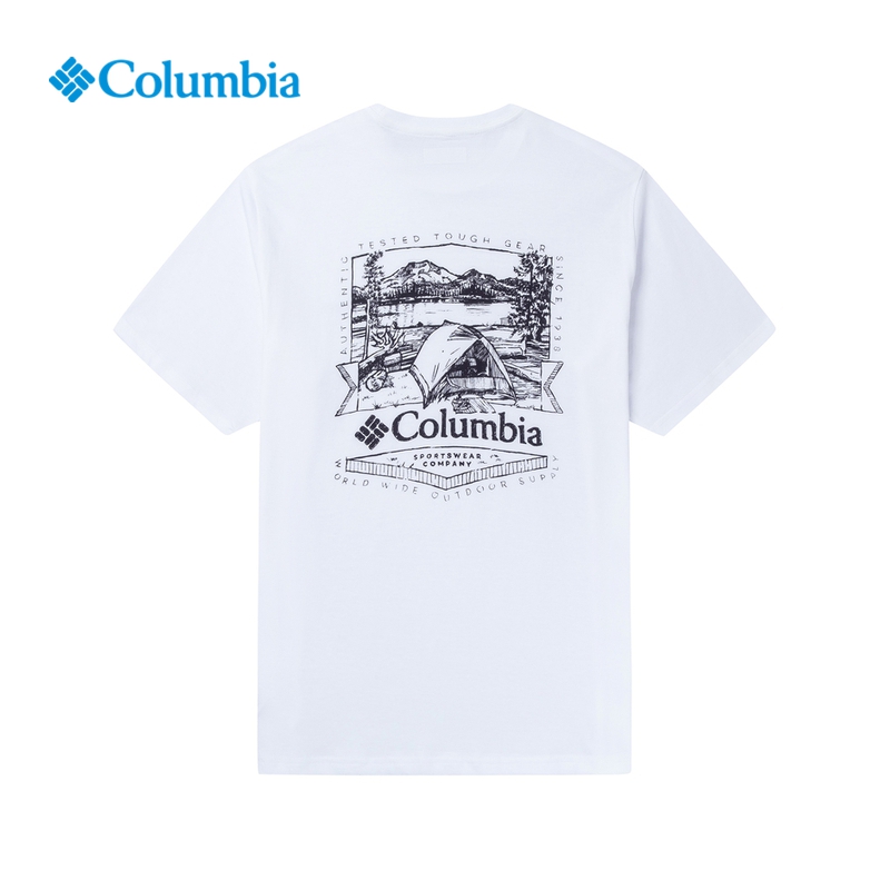 Columbia 哥伦比亚 情侣时尚印花运动T恤 XE4916