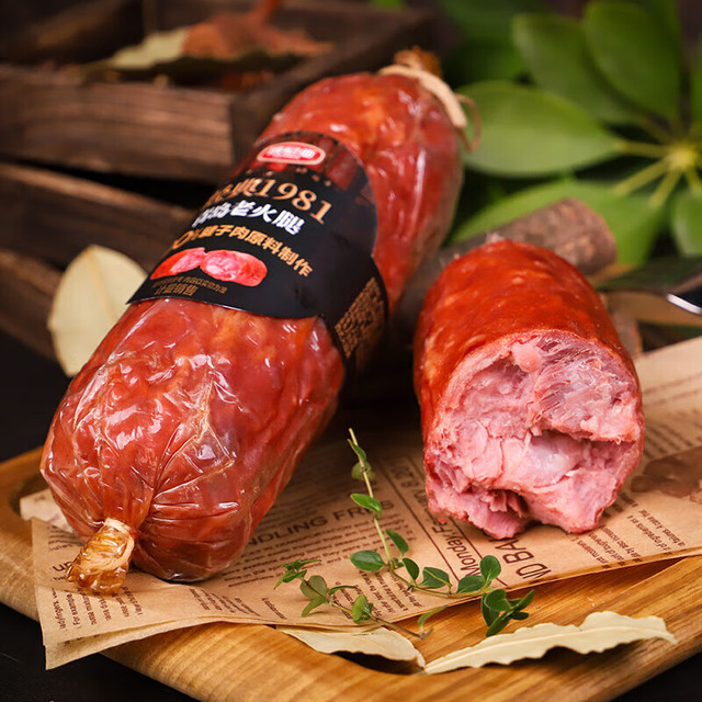 今日必买：波尼亚 1号青岛老火腿 纯腱子肉火腿 385g*3个+鸡胸肉肠25g*4根
