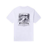 Columbia 哥伦比亚 情侣时尚印花运动T恤 XE4916-466 藏青色 S