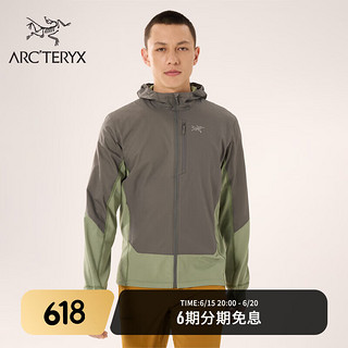 ARC'TERYX 始祖鸟 ARC’TERYX始祖鸟 KONSEAL HYBRID HOODY 保暖 男子 抓绒衫 Forage/Chloris/幽雾绿/虎尾草绿 L