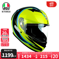 AGV K3摩托车头盔双镜片全盔四季机车骑行多功能防护通勤跑盔 罗西 WT PHILLIP ISLAND 2005 S