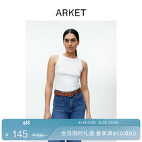 ARKET女装 纯棉上衣吊带内搭背心白色2024夏季经典款0974907001 白色 1