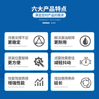 萨克斯（SACHS）减震器/避震器 后减一对  宝马(E46)318i 325i