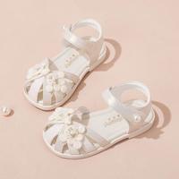 新中式盘扣宝宝凉鞋24年夏款舒适软底宝宝国风学步鞋公主凉鞋