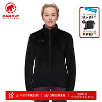 猛犸象（MAMMUT）Innominata 女士户外摇粒抓绒保暖速干中层外套上衣 黑色 L