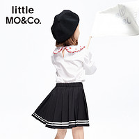 Little MO&CO. little moco童装春装女童长袖纯棉娃娃领衬衣儿童衬衫女大童上衣