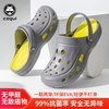 酷趣（Coqui）洞洞鞋防雨轻质排沙两穿休闲百搭凉拖鞋男款 皓月灰43 CQ6351 皓月灰43（适合42）