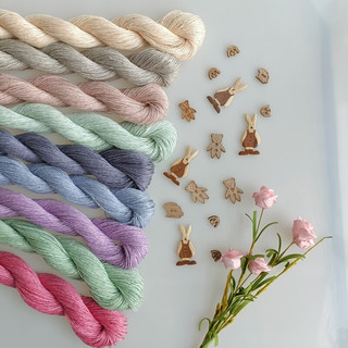 盛莲 亚麻线钩针线 蕾丝线细亚麻披肩线 手工diy织 中细线春夏线 #04灰色