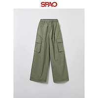 SPAO PAO韩国同款2024年夏季新款女士时尚工装休闲裤SPTCE38G01
