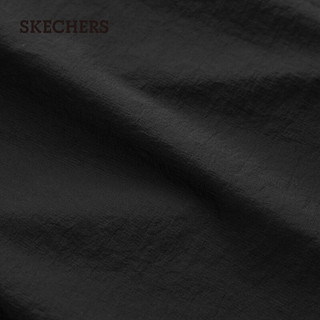 斯凯奇（Skechers）2024年春夏男速干连帽衣户外风外套P224M032 碳黑/0018 4XL