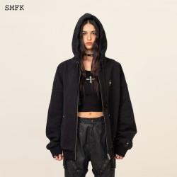 SMFK 十字花经典拉链帽衫 吴宣仪同款 CH005B1/F/K