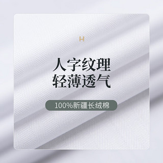 汉尼（HANY）短袖衬衫男商务纯棉抗皱免烫易打理修身青年纯色职业正装衬衣夏季 丹宁顿纯白【小尖领 修身版】 47