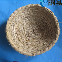 鹏实鸽子防侧翻草窝草鸽窝窝蛋窝鸟窝 圆底平底稻草窝鸟巢用品用具 圆底草窝