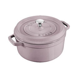 staub 珐宝 珐琅铸铁锅 夜樱粉 24cm