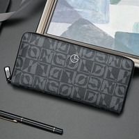 金利来男士手包时尚PVC男包商务手拿包大容量手包FC641054-3G64 实用男友爸爸