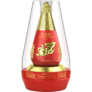 LANGJIU 郎酒 ANGJIU 郎酒 红花郎 2020庚子鼠年 53%vol 酱香型 750ml 单瓶装
