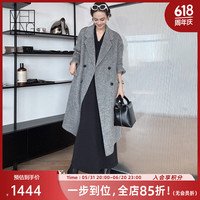 美洋（MEIYANG）威廉驼绒大衣 质感优雅排扣中长款双面呢外套时尚百搭休闲外套女
