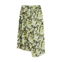 丽丽 LILY夏季洋气不对称温柔浪漫印花半身裙