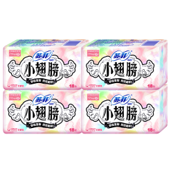 苏菲 护垫小翅膀有护翼护垫无香175mm18片4包