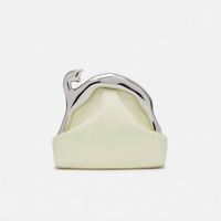 LANVIN 浪凡 女士牛皮革手拿包 LW-BGBE02-PIEN-P24882 甘菊色 小号