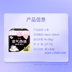 LADYCARE 洁婷 安心裤安睡裤夜用卫生巾拉拉裤女经期用姨妈裤卫生裤姨妈裤女