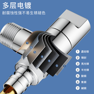 科固（KEGOO）洗衣机水龙头铜4分单冷脱落止水 卫生间拖把池自来水嘴快开K6036