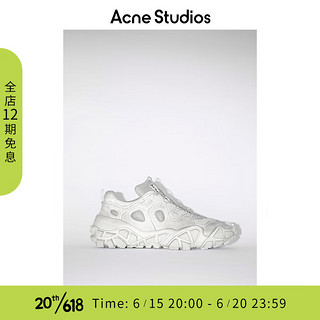Acne Studios 男士Bolzter网布粗跟运动鞋BD0131 白色 41